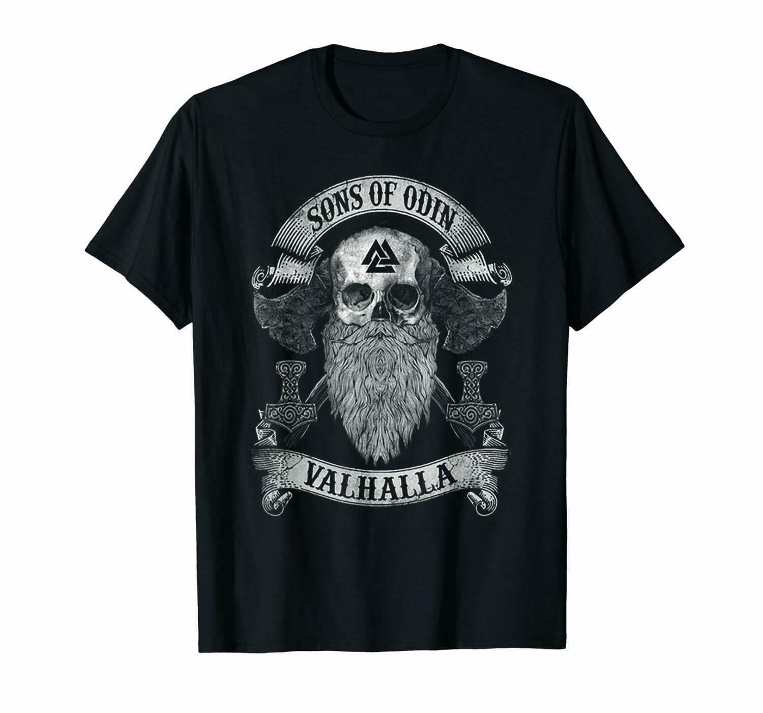 T-shirt Viking sons of odin valhalla - XL