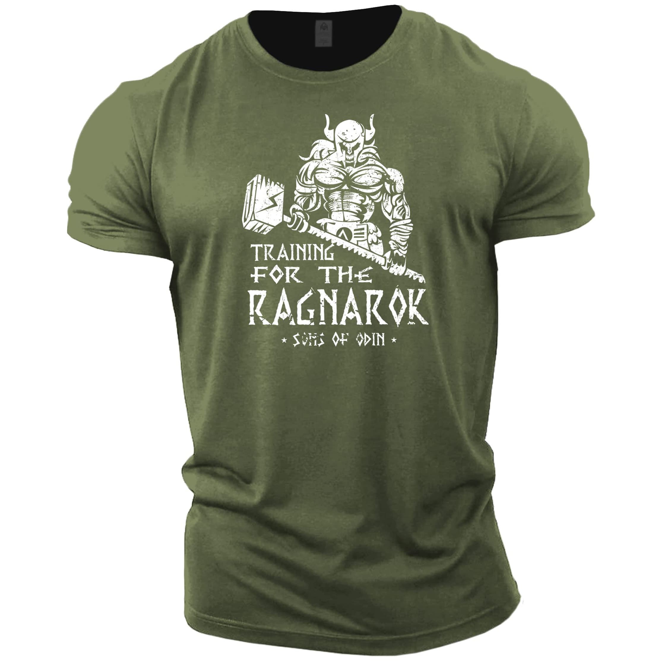 T-shirt Viking training for ragnarok kaki - S