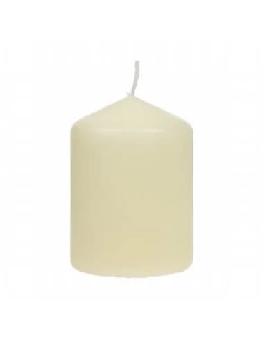 Bougies cylindriques ivoire Bolsius 80mm (lot de 12)