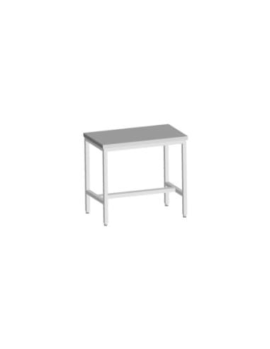 TABLE INOX SOUDEE CENTRALE L (en mm) : 1 000 - L (en mm) : 600 H (en mm) : 850