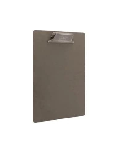 Planche porte-menu avec clip métal patiné "Food & Drink" Securit Vintage A4