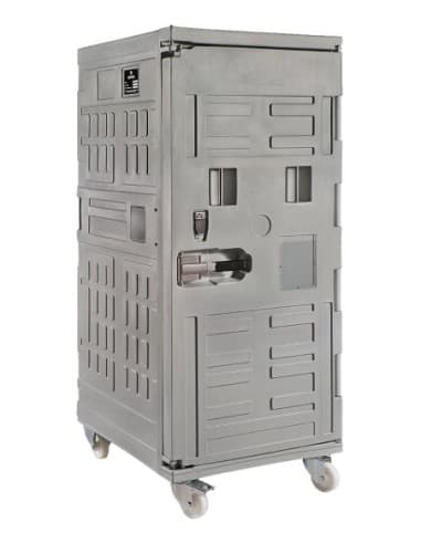 CHARIOT ISOTHERME 780 L ROULANT ROUES D.125 MM L (en mm) : 800 - P (en mm) : 1Â 000 H (en mm) : 1Â 950