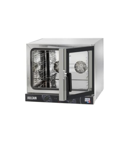 FOUR A CONVECTION MANUEL 4X440X350. PORTE BATTANTE MINUTERIE 60MIN.THERMOSTAT DE 0° A 280°. PAS 84MM Tension : 230V Mono - Puiss