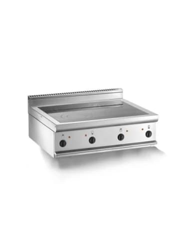 FOURNEAU ELECTRIQUE VITROCERAMIQUE A POSER 4 PLAQUES 4X2.5 KW Fourni avec câble électrique. sans prise Puissance (en kW) : 10 -
