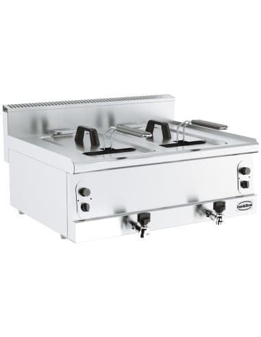 BASE 600 FRITEUSE A GAZ. 2X8L
**ATTENTION, LARGEUR 800MM**