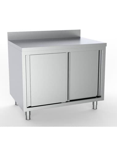 600 PLAN DE TRAVAIL PORTES COULISSTANTES BORD RELEVÉ 1400