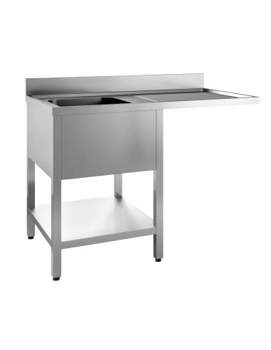 700 BLOC-ÉVIER ÉTAGÈRE LAVE-VAISSELLE DÉMONTABLE 1 À GAUCHE 1200