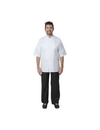 Veste chef unisexe Chef Works Executive Capri blanche EU56