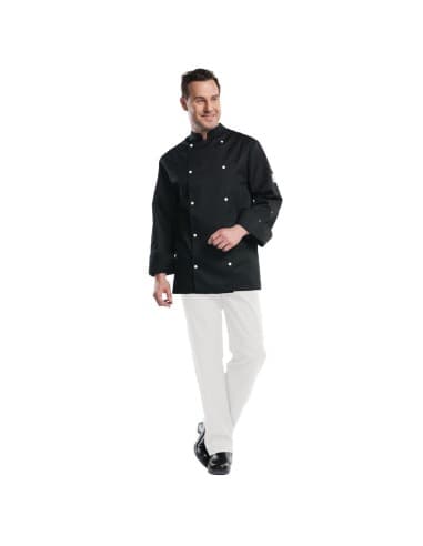 Veste de cuisine mixte Chaud Devant Firenze noire L