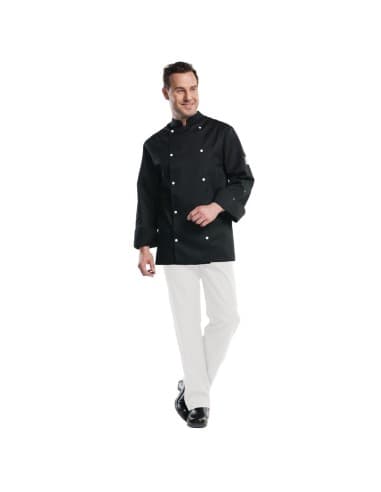 Veste de cuisine mixte Chaud Devant Firenze noire XXL