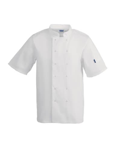 Veste de cuisine Whites Vegas mixte manches courtes blanche S