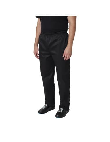 Pantalon de cuisine en polycoton Whites Vegas noir XS