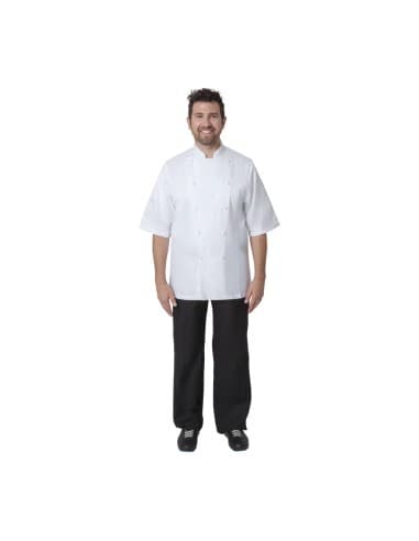 Veste de cuisine mixte Chef Works Executive Capri blanche EU56