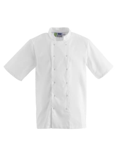 Veste de cuisine Whites Boston manches courtes blanche XL