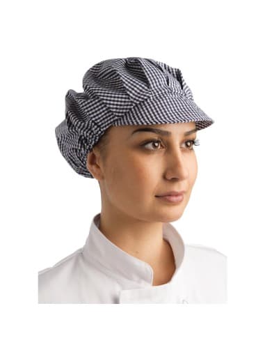Charlotte à visière Whites carreaux bleus et blancs