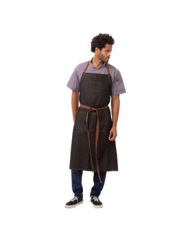 Tablier bavette Chef Works Urban Memphis noir