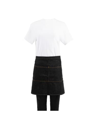 Tablier serveur court Chef Works Memphis noir