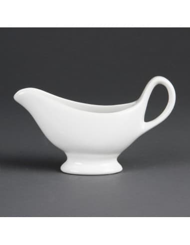 Saucières blanches Olympia Whiteware 180ml (Lot de 6)