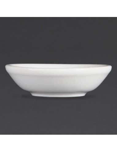 Coupelles à sauce Olympia Whiteware 70mm (lot de 12)