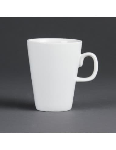Tasses Ă latte Olympia Whiteware 310ml (lot de 12)