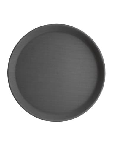 Plateau antidérapant en plastique Olympia Kristallon rond noir 406mm
