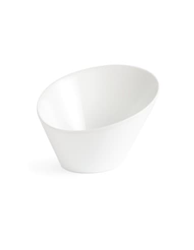 Bols ovales inclinés Olympia Whiteware 133 x 154mm (lot de 4)