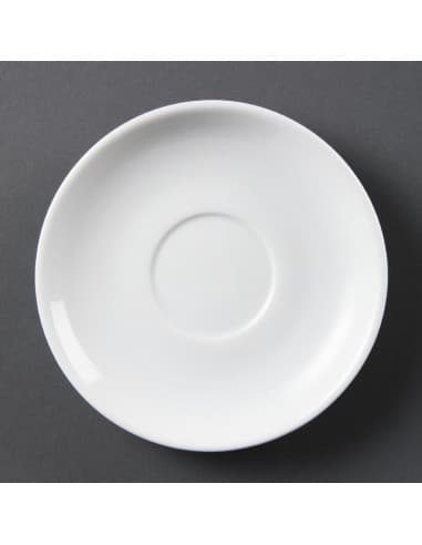 Soucoupes Empilables Olympia Whiteware (lot de 12)