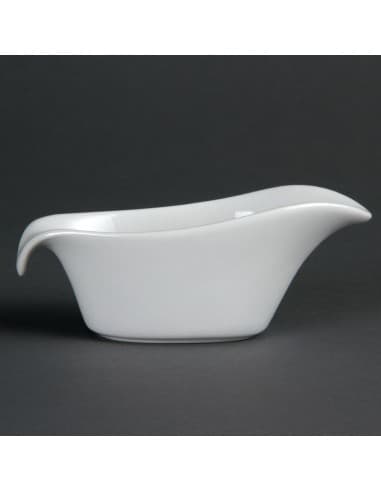 Saucières Olympia Whiteware 85ml (lot de 6)