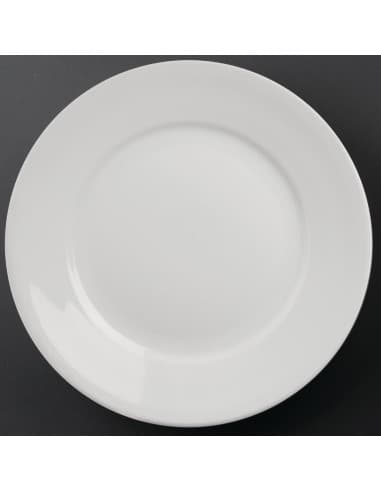 Assiettes à bord large Olympia Athena 280mm (lot de 6)