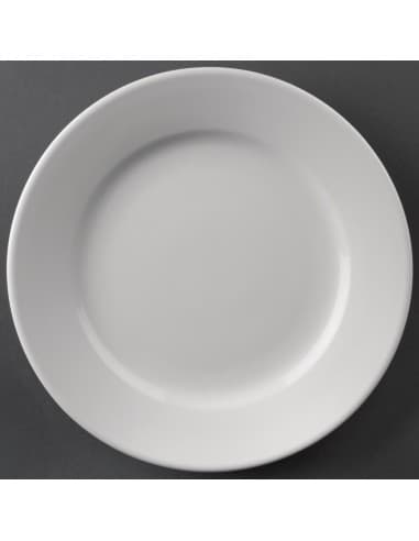 Assiettes à bord large Olympia Athena 165mm (lot de 12)