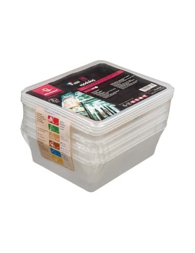 Boîte de stockage GN1/2 Matfer Bourgeat Modulus utilisation intensive 7,5L (lot de 4)