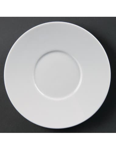 Soucoupes Élégantes Olympia Whiteware 148mm (lot de 12)