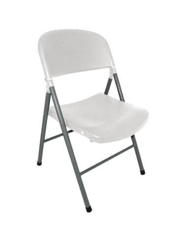 Chaises pliantes Bolero blanches (lot de 2)