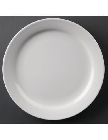 Assiettes à bord étroit Olympia Athena 165mm (lot de 12)