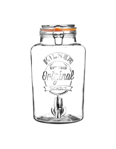 Distributeur de boissons couvercle Ă clip Kilner 5 litres