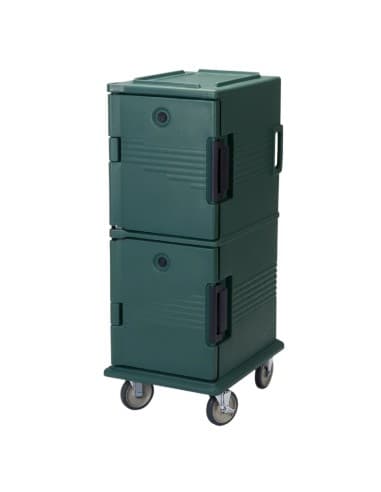 Chariot isotherme Cambro Ultra Camcart UPC800 granite vert