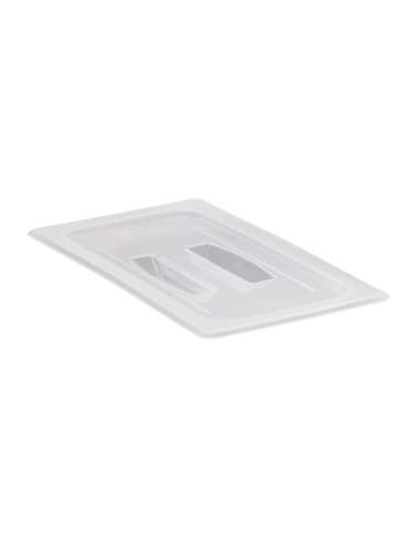 Couvercle translucide en polypropylène avec poignée pour bac GN 1/3 Cambro
