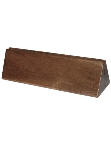 Porte-menus en acacia Olympia (lot de 10)