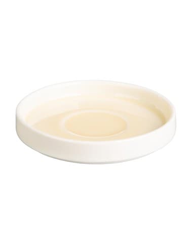 Soucoupes Olympia Fondant jaunes 115mm (lot de 6)