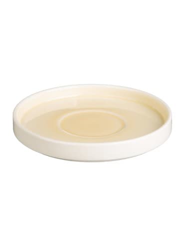 Soucoupes Olympia Fondant jaunes 152mm (lot de 6)