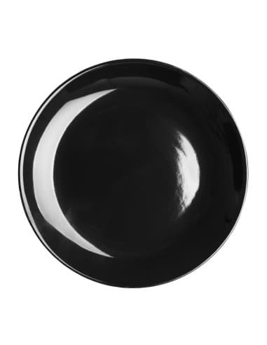 Assiettes creuses Olympia Café noires 205mm (lot de 12)