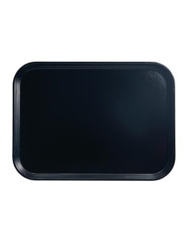 Plateau fibre de verre Camtray Cambro noir 45,7 cm