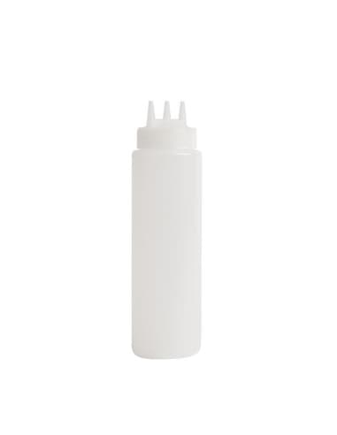 Bouteille souple transparente 3 embouts Vogue 681ml