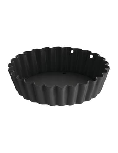 Moule à tartelette cannelé antiadhésif avec fond amovible Vogue 8 cm (lot de 3)