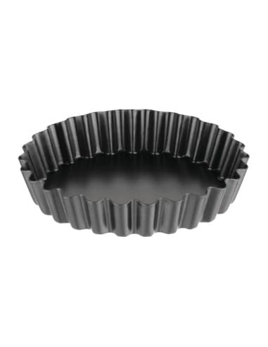 Moule à tartelette cannelé antiadhésif avec fond amovible Vogue 10 cm (lot de 3)