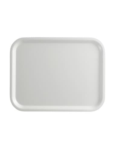 Plateau surface lisse Cambro Capri blanc 340x460mm