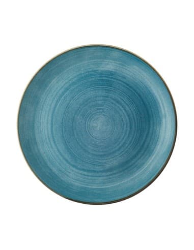 Assiettes rondes Churchill Stonecast Raw Evolve Teal 285mm (lot de 12)