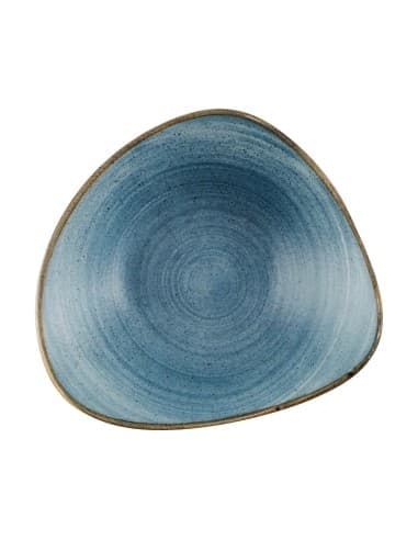 Bols triangulaires Churchill Stonecast Raw Lotus Teal 178mm (lot de 12)
