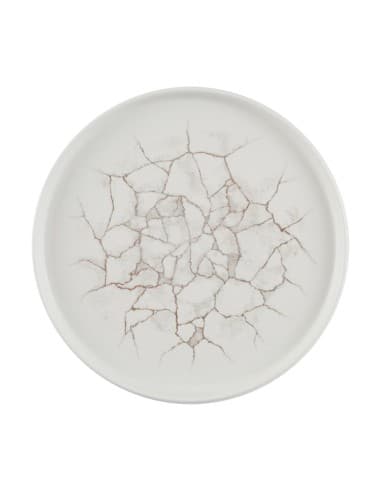 Assiettes avec rebord Churchill Studio Prints Kintsugi Agate Grey 260mm (lot de 6)