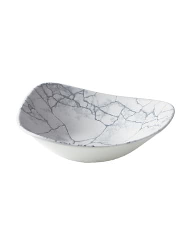 Bols triangulaires Churchill Studio Prints Kintsugi Pearl Lotus Grey 228mm (lot de 12)
